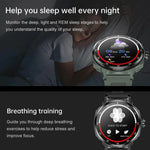 Tai nghe Bluetooth 2 trong 1 D11 màn hình 1.46 inch, hỗ trợ gọi Bluetooth / NFC / đo nhịp tim, D11 (Đen), D11 (Xanh lá)