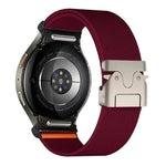 Dây đồng hồ nylon co giãn khóa dù nút bấm, Dành cho Samsung Galaxy Watch 7 / 6 / 5 / 4