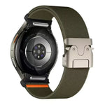 Dây đồng hồ nylon co giãn khóa dù nút bấm, Dành cho Samsung Galaxy Watch 7 / 6 / 5 / 4