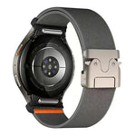 Dây đồng hồ nylon co giãn khóa dù nút bấm, Dành cho Samsung Galaxy Watch 7 / 6 / 5 / 4