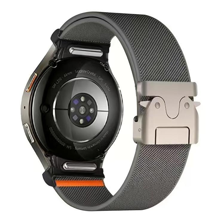 Dây đồng hồ nylon co giãn khóa dù nút bấm, Dành cho Samsung Galaxy Watch 7 / 6 / 5 / 4