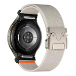 Dây đồng hồ nylon co giãn khóa dù nút bấm, Dành cho Samsung Galaxy Watch 7 / 6 / 5 / 4