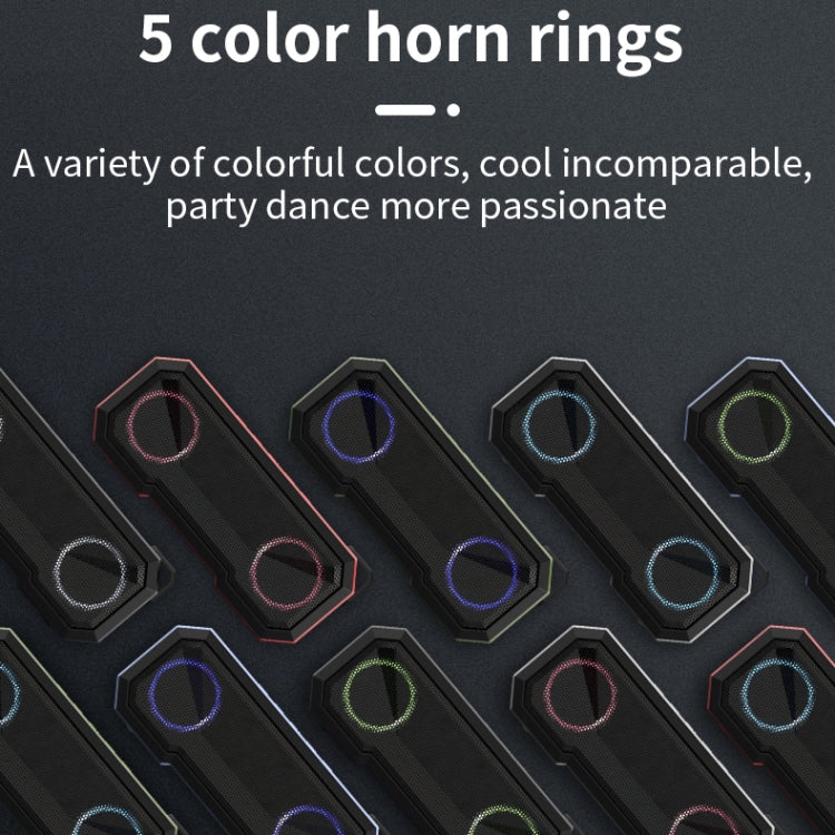 Loa Bluetooth không dây X8 chống nước IPX7, đèn màu, loa siêu trầm