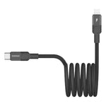 MOMAX DL57D Mag.Link cáp dữ liệu sạc nhanh 60W Type-C sang 8 Pin có nam châm, chiều dài: 1m