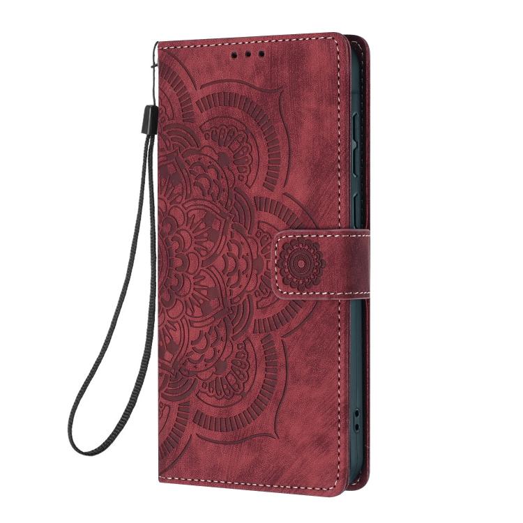 Ốp lưng điện thoại da mờ cổ điển Mandala dập nổi, dành cho iPhone XR, dành cho iPhone XS Max, dành cho iPhone 7 Plus / 8 Plus