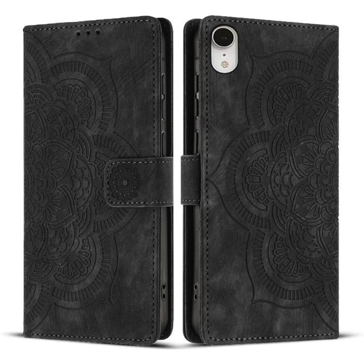 Ốp lưng điện thoại da mờ cổ điển Mandala dập nổi, dành cho iPhone XR, dành cho iPhone XS Max, dành cho iPhone 7 Plus / 8 Plus