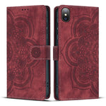 Ốp lưng điện thoại da mờ cổ điển Mandala dập nổi, dành cho iPhone XR, dành cho iPhone XS Max, dành cho iPhone 7 Plus / 8 Plus