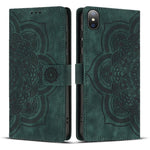 Ốp lưng điện thoại da mờ cổ điển Mandala dập nổi, dành cho iPhone XR, dành cho iPhone XS Max, dành cho iPhone 7 Plus / 8 Plus