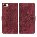 Ốp lưng điện thoại da mờ cổ điển Mandala dập nổi, dành cho iPhone XR, dành cho iPhone XS Max, dành cho iPhone 7 Plus / 8 Plus