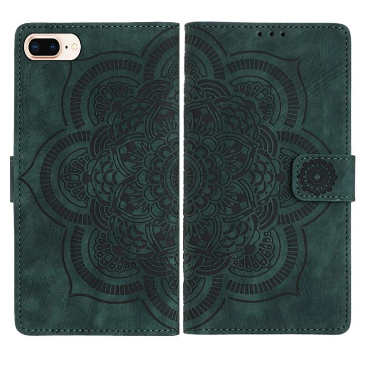 Ốp lưng điện thoại da mờ cổ điển Mandala dập nổi, dành cho iPhone XR, dành cho iPhone XS Max, dành cho iPhone 7 Plus / 8 Plus