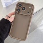 Ốp lưng điện thoại TPU khung chống sốc mờ với lỗ chính xác, dành cho iPhone 17e / 16e, dành cho iPhone 17 Pro Max, dành cho iPhone 17 Pro, dành cho iPhone 17, dành cho iPhone Air, dành cho iPhone 16 Pro Max