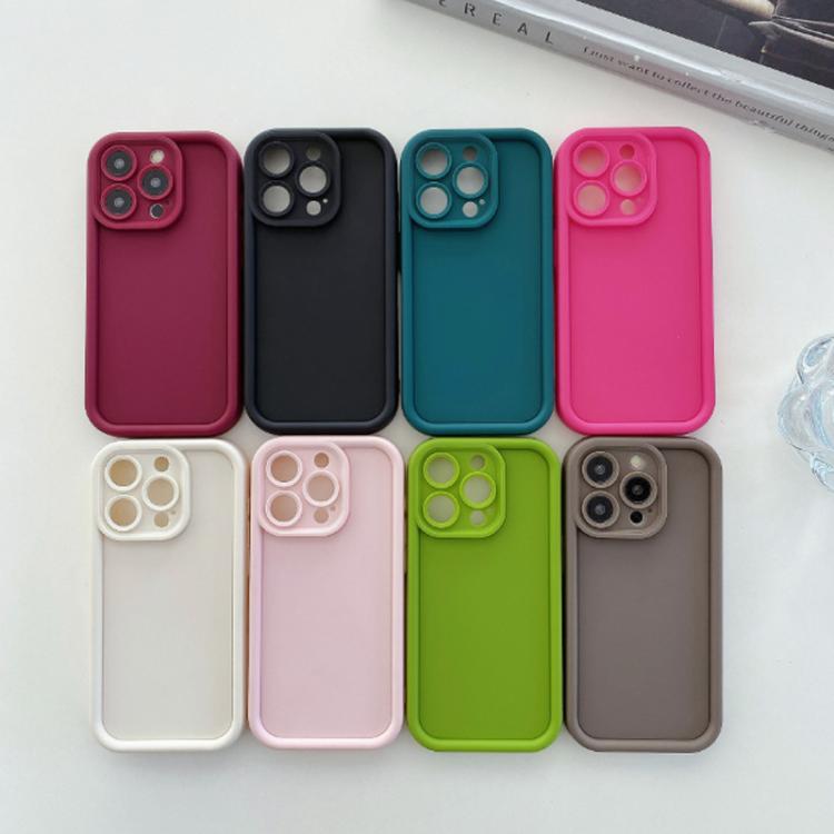 Ốp lưng điện thoại TPU khung chống sốc mờ với lỗ chính xác, dành cho iPhone 16 Pro, dành cho iPhone 16 Plus, dành cho iPhone 16, dành cho iPhone 15 Pro Max, dành cho iPhone 15 Pro, dành cho iPhone 15 Plus