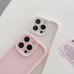 Ốp điện thoại TPU khung chống sốc mờ với lỗ chính xác, dành cho iPhone 13 Pro Max, iPhone 13 Pro, iPhone 13, iPhone 12, iPhone 12 Pro Max, iPhone 12 Pro