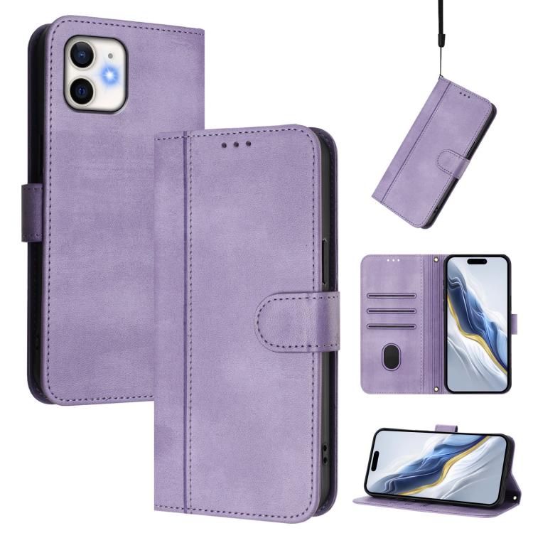 Ốp điện thoại da cổ điển khóa nối đường kẻ, dành cho iPhone 11 Pro Max, iPhone 11, iPhone 11 Pro, iPhone X / XS, iPhone XR, iPhone XS Max