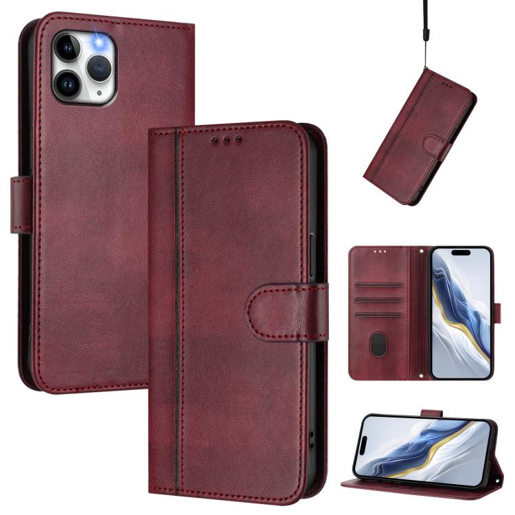 Ốp điện thoại da cổ điển khóa nối đường kẻ, dành cho iPhone 11 Pro Max, iPhone 11, iPhone 11 Pro, iPhone X / XS, iPhone XR, iPhone XS Max