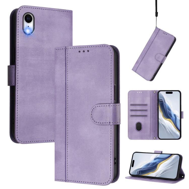 Ốp điện thoại da cổ điển khóa nối đường kẻ, dành cho iPhone 11 Pro Max, iPhone 11, iPhone 11 Pro, iPhone X / XS, iPhone XR, iPhone XS Max