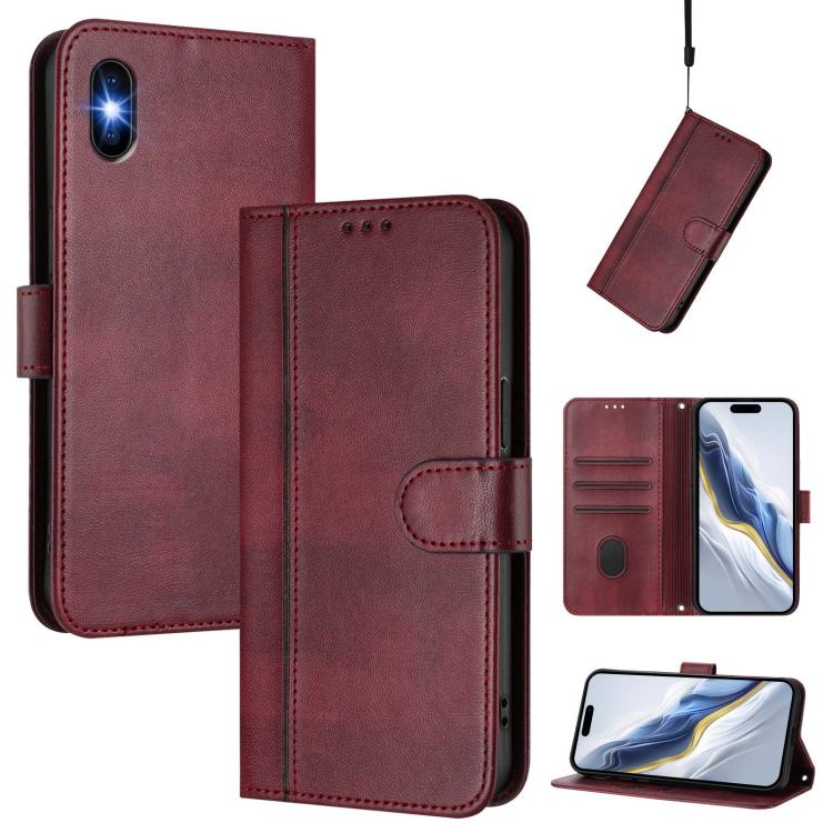 Ốp điện thoại da cổ điển khóa nối đường kẻ, dành cho iPhone 11 Pro Max, iPhone 11, iPhone 11 Pro, iPhone X / XS, iPhone XR, iPhone XS Max