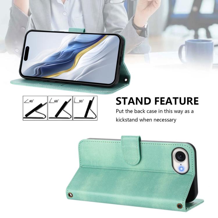 Ốp lưng điện thoại da cổ điển nối dây có khóa, dành cho iPhone 17e / 16e, dành cho iPhone 17 Pro Max, dành cho iPhone 17 Pro, dành cho iPhone 17, dành cho iPhone Air, dành cho iPhone 16 Pro Max