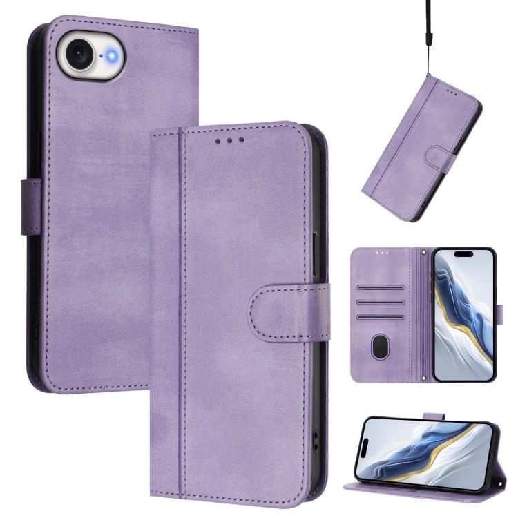 Ốp lưng điện thoại da cổ điển nối dây có khóa, dành cho iPhone 17e / 16e, dành cho iPhone 17 Pro Max, dành cho iPhone 17 Pro, dành cho iPhone 17, dành cho iPhone Air, dành cho iPhone 16 Pro Max