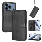Ốp lưng điện thoại da cổ điển nối dây có khóa, dành cho iPhone 17e / 16e, dành cho iPhone 17 Pro Max, dành cho iPhone 17 Pro, dành cho iPhone 17, dành cho iPhone Air, dành cho iPhone 16 Pro Max