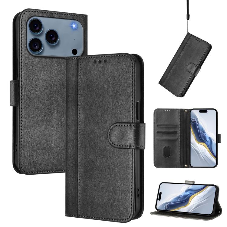 Ốp lưng điện thoại da cổ điển nối dây có khóa, dành cho iPhone 17e / 16e, dành cho iPhone 17 Pro Max, dành cho iPhone 17 Pro, dành cho iPhone 17, dành cho iPhone Air, dành cho iPhone 16 Pro Max