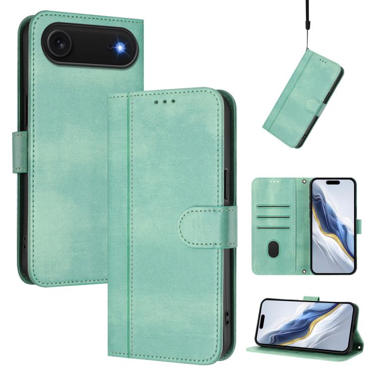Ốp lưng điện thoại da cổ điển nối dây có khóa, dành cho iPhone 17e / 16e, dành cho iPhone 17 Pro Max, dành cho iPhone 17 Pro, dành cho iPhone 17, dành cho iPhone Air, dành cho iPhone 16 Pro Max