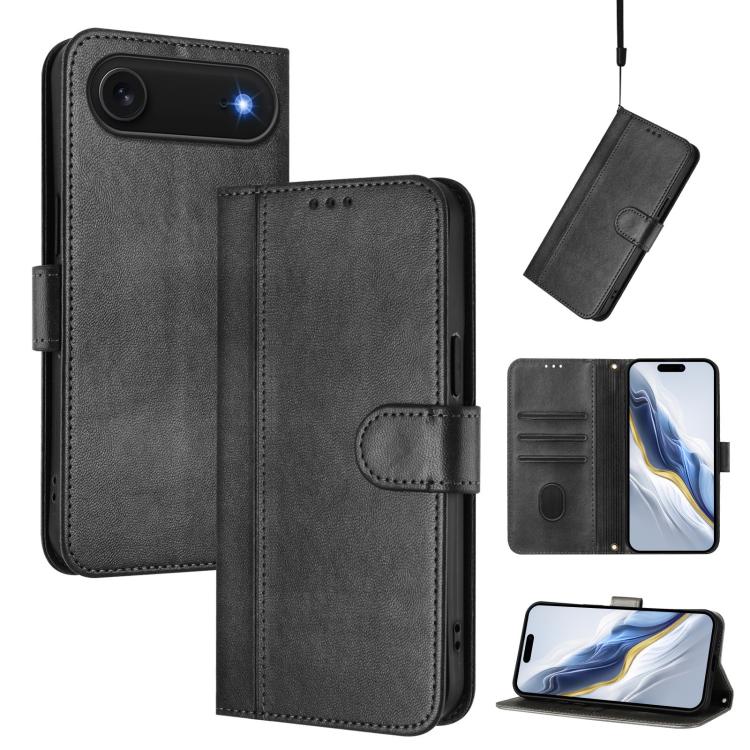 Ốp lưng điện thoại da cổ điển nối dây có khóa, dành cho iPhone 17e / 16e, dành cho iPhone 17 Pro Max, dành cho iPhone 17 Pro, dành cho iPhone 17, dành cho iPhone Air, dành cho iPhone 16 Pro Max