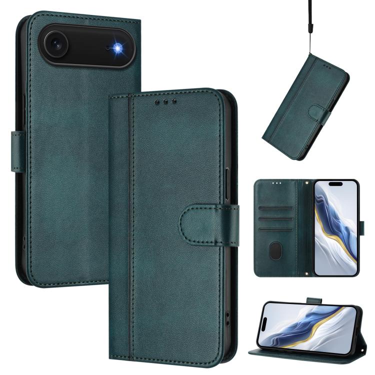 Ốp lưng điện thoại da cổ điển nối dây có khóa, dành cho iPhone 17e / 16e, dành cho iPhone 17 Pro Max, dành cho iPhone 17 Pro, dành cho iPhone 17, dành cho iPhone Air, dành cho iPhone 16 Pro Max