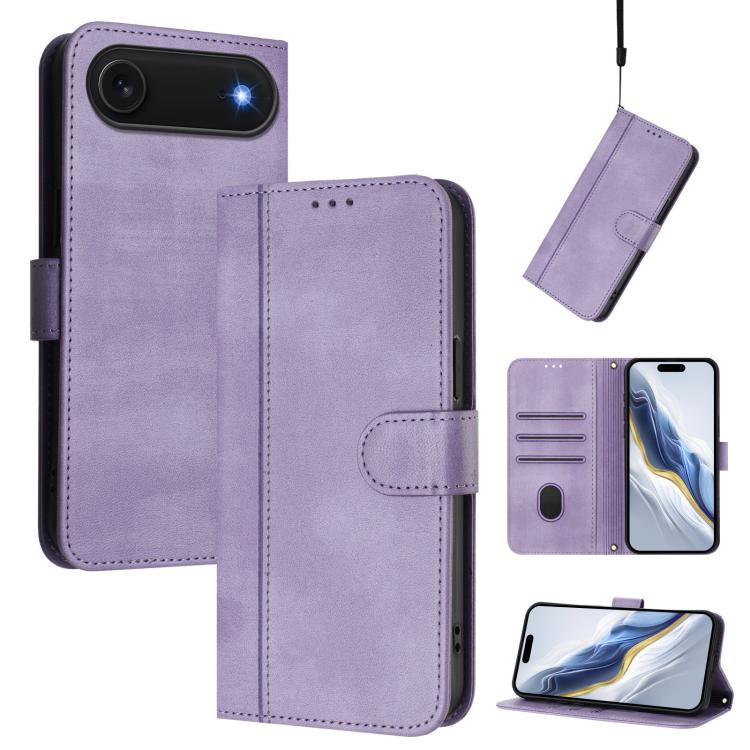 Ốp lưng điện thoại da cổ điển nối dây có khóa, dành cho iPhone 17e / 16e, dành cho iPhone 17 Pro Max, dành cho iPhone 17 Pro, dành cho iPhone 17, dành cho iPhone Air, dành cho iPhone 16 Pro Max