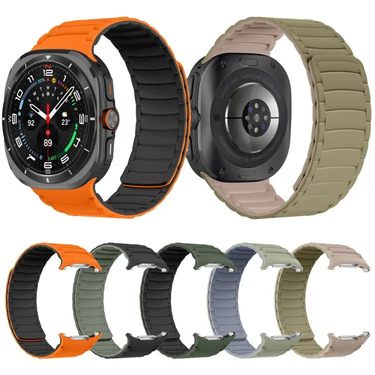 Dây đồng hồ thể thao silicone khóa nam châm, Dành cho Samsung Galaxy Watch Ultra 47mm / Ultra 2025
