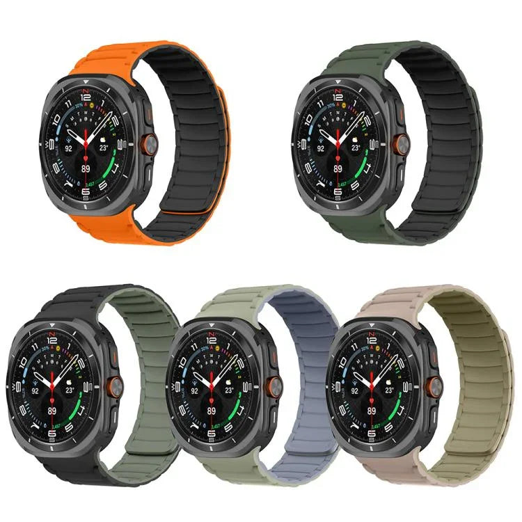 Dây đồng hồ thể thao silicone khóa nam châm, Dành cho Samsung Galaxy Watch Ultra 47mm / Ultra 2025