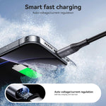 JOYROOM S-A28 cáp dữ liệu sạc nhanh 60W 480Mbps dòng Flash, chiều dài: 2m, cáp Type-C sang Type-C, cáp Type-C sang 8 Pin, cáp USB sang Type-C, cáp USB sang 8 Pin