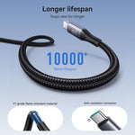 JOYROOM S-A28 cáp dữ liệu sạc nhanh 60W 480Mbps dòng Flash, chiều dài: 2m, cáp Type-C sang Type-C, cáp Type-C sang 8 Pin, cáp USB sang Type-C, cáp USB sang 8 Pin