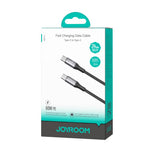 JOYROOM S-A28 cáp dữ liệu sạc nhanh 60W 480Mbps dòng Flash, chiều dài: 2m, cáp Type-C sang Type-C, cáp Type-C sang 8 Pin, cáp USB sang Type-C, cáp USB sang 8 Pin