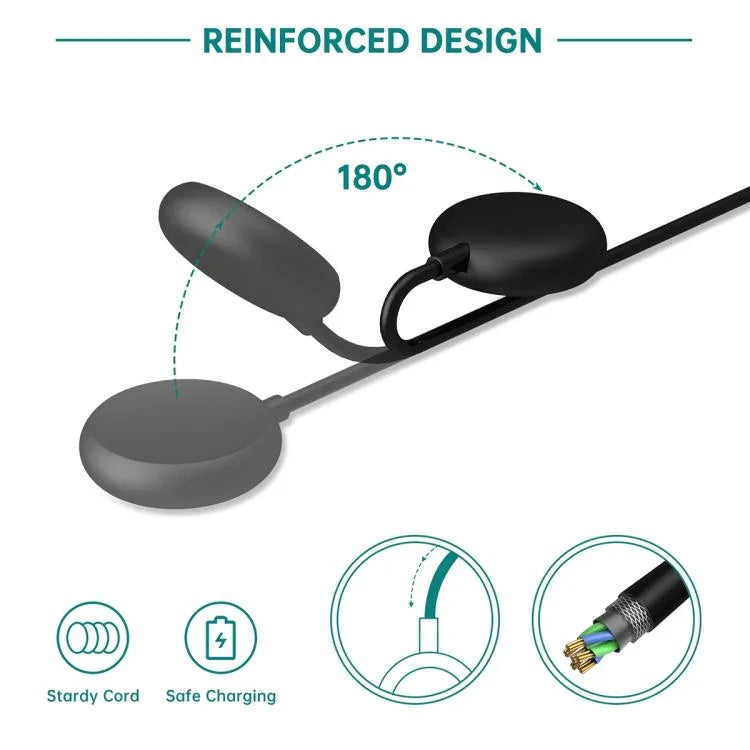 Cáp sạc từ tính đồng hồ thông minh xDfind cho Google Pixel Watch, chiều dài: 1m, cổng USB