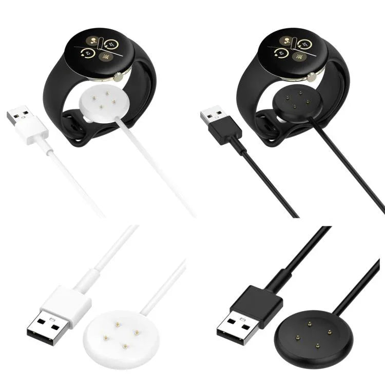 Cáp sạc đồng hồ thông minh xDfind cho Google Pixel Watch 3 / Watch 2, chiều dài: 1m, cổng USB, cổng USB-C / Type-C