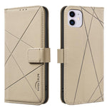 Ốp điện thoại da RFID họa tiết hình học, dành cho iPhone 6 / 7 / 8 / SE, iPhone 13 Pro Max, iPhone 13 Pro, iPhone 12 / 12 Pro, iPhone 12 Pro Max, iPhone 11 Pro Max, iPhone 11, iPhone 11 Pro