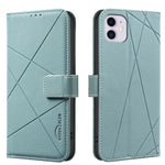 Ốp điện thoại da RFID họa tiết hình học, dành cho iPhone 6 / 7 / 8 / SE, iPhone 13 Pro Max, iPhone 13 Pro, iPhone 12 / 12 Pro, iPhone 12 Pro Max, iPhone 11 Pro Max, iPhone 11, iPhone 11 Pro