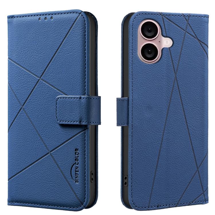 Ốp lưng điện thoại da họa tiết hình học RFID, dành cho iPhone 16e / 17e, dành cho iPhone 17 Pro Max, dành cho iPhone 17 Pro, dành cho iPhone 17, dành cho iPhone Air, dành cho iPhone 16 Pro Max, dành cho iPhone 16 Pro, dành cho iPhone 16 Plus