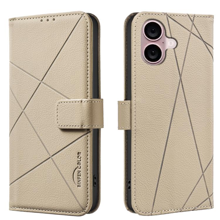 Ốp lưng điện thoại da họa tiết hình học RFID, dành cho iPhone 16e / 17e, dành cho iPhone 17 Pro Max, dành cho iPhone 17 Pro, dành cho iPhone 17, dành cho iPhone Air, dành cho iPhone 16 Pro Max, dành cho iPhone 16 Pro, dành cho iPhone 16 Plus