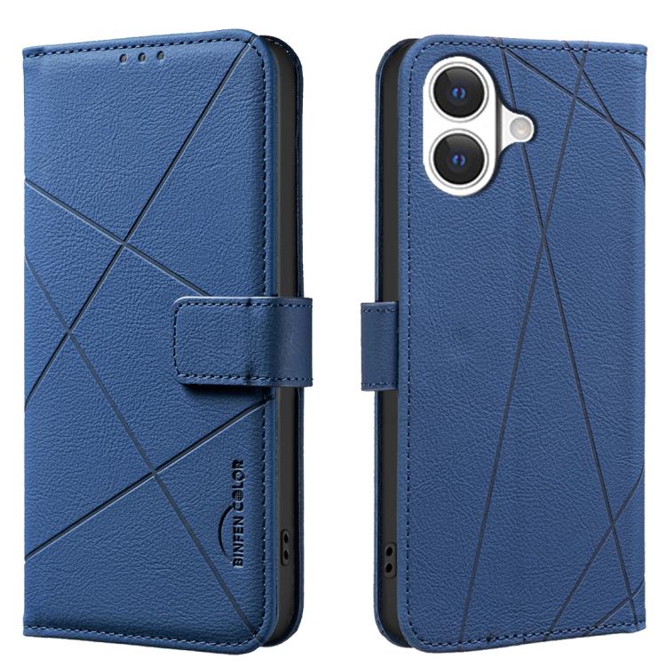 Ốp lưng điện thoại da họa tiết hình học RFID, dành cho iPhone 16e / 17e, dành cho iPhone 17 Pro Max, dành cho iPhone 17 Pro, dành cho iPhone 17, dành cho iPhone Air, dành cho iPhone 16 Pro Max, dành cho iPhone 16 Pro, dành cho iPhone 16 Plus