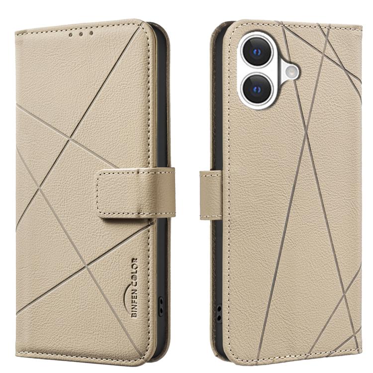 Ốp lưng điện thoại da họa tiết hình học RFID, dành cho iPhone 16e / 17e, dành cho iPhone 17 Pro Max, dành cho iPhone 17 Pro, dành cho iPhone 17, dành cho iPhone Air, dành cho iPhone 16 Pro Max, dành cho iPhone 16 Pro, dành cho iPhone 16 Plus