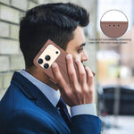 Ốp lưng điện thoại da họa tiết hình học RFID, dành cho iPhone 16e / 17e, dành cho iPhone 17 Pro Max, dành cho iPhone 17 Pro, dành cho iPhone 17, dành cho iPhone Air, dành cho iPhone 16 Pro Max, dành cho iPhone 16 Pro, dành cho iPhone 16 Plus