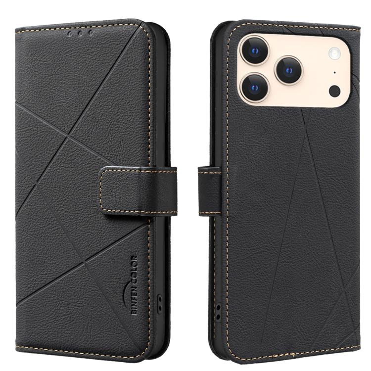 Ốp lưng điện thoại da họa tiết hình học RFID, dành cho iPhone 16e / 17e, dành cho iPhone 17 Pro Max, dành cho iPhone 17 Pro, dành cho iPhone 17, dành cho iPhone Air, dành cho iPhone 16 Pro Max, dành cho iPhone 16 Pro, dành cho iPhone 16 Plus