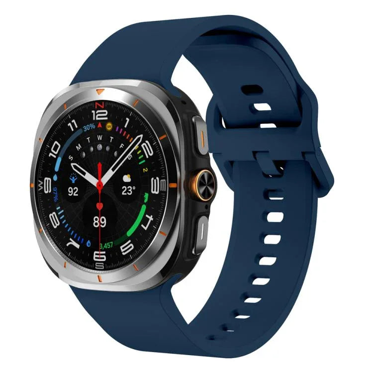 Dây đồng hồ silicone khóa màu đơn sắc nhiều màu, Dành cho Samsung Galaxy Watch Ultra 47mm / Ultra 2025