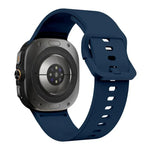 Dây đồng hồ silicone khóa màu đơn sắc nhiều màu, Dành cho Samsung Galaxy Watch Ultra 47mm / Ultra 2025