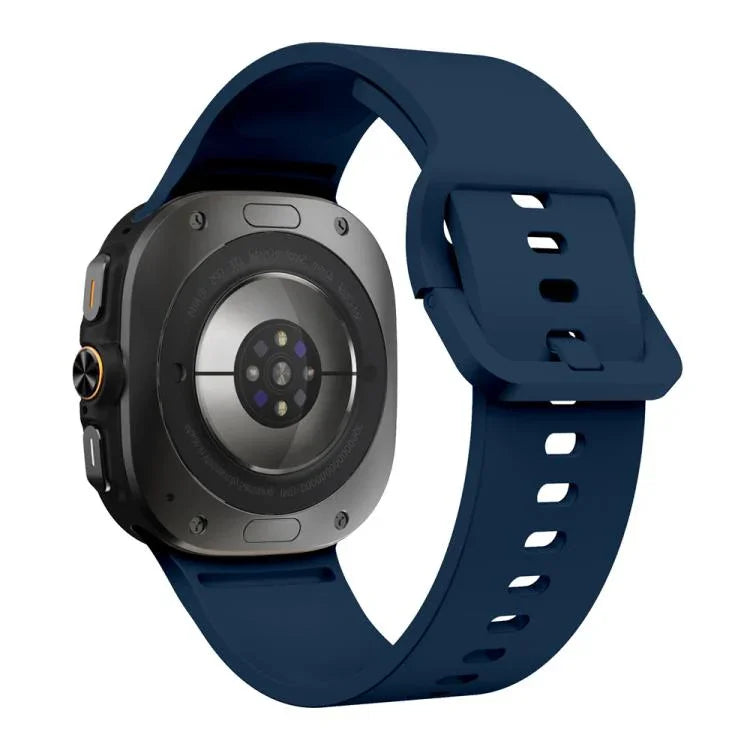 Dây đồng hồ silicone khóa màu đơn sắc nhiều màu, Dành cho Samsung Galaxy Watch Ultra 47mm / Ultra 2025