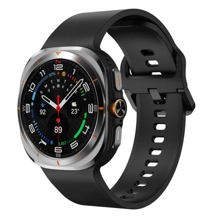 Dây đồng hồ silicone khóa màu đơn sắc nhiều màu, Dành cho Samsung Galaxy Watch Ultra 47mm / Ultra 2025