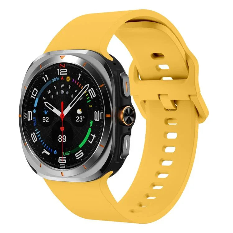 Dây đồng hồ silicone khóa màu đơn sắc nhiều màu, Dành cho Samsung Galaxy Watch Ultra 47mm / Ultra 2025