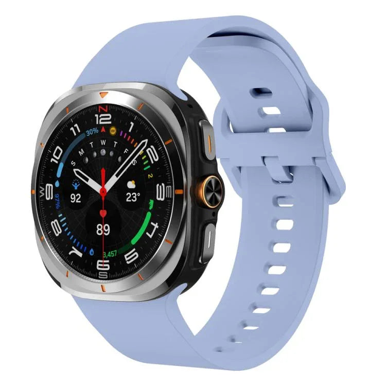 Dây đồng hồ silicone khóa màu đơn sắc nhiều màu, Dành cho Samsung Galaxy Watch Ultra 47mm / Ultra 2025